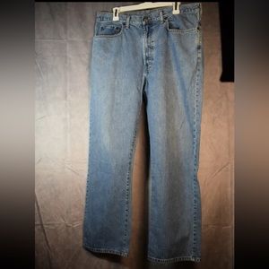 Polo Ralph Lauren Mens 36x32 Country Fit Straight Leg Denim Blue Jeans Vintage